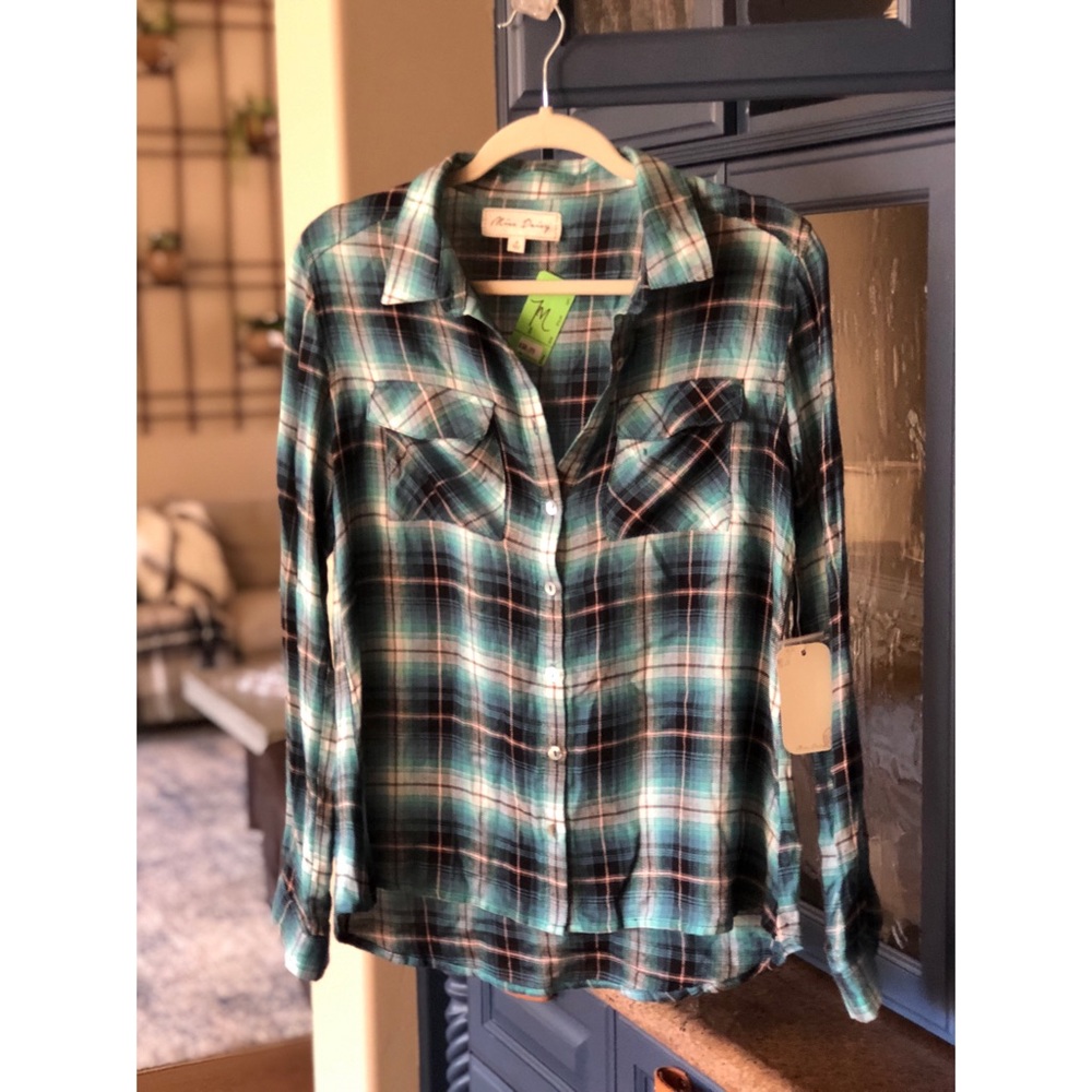 Blue Plaid Shirt